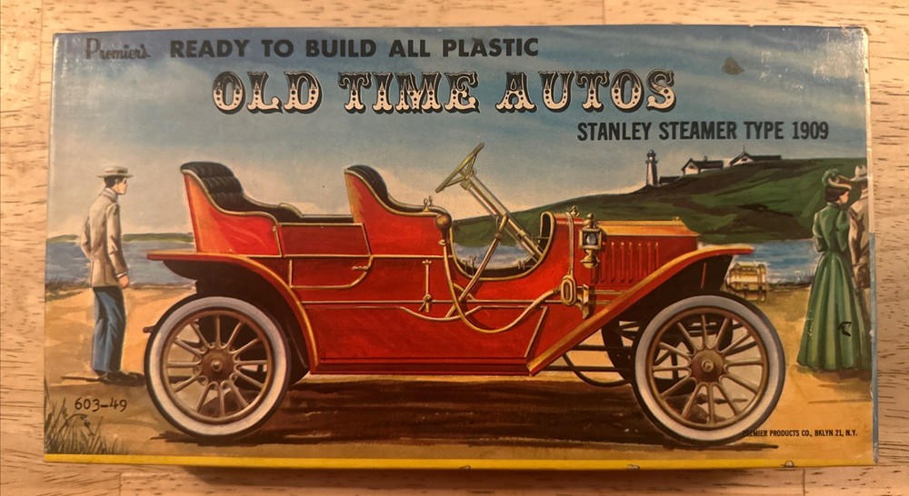Vintage Premier Model Car STANLEY STEAMER TYPE 1909 Kit # 603-49