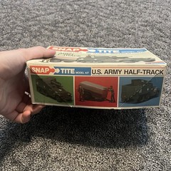 1976/79 Monogram SnapTite US Army Half-Track Model Kit VINTAGE Assembled