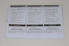 REVELL 2003 JEEP WRANGLER 85-4501 ⭐PARTS⭐ INSTRUCTION BOOKLET 1:25