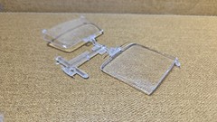 1969 FORD COBRA TORINO FRONT & REAR GLASS 1:25 Scale AMT NEW Model PARTS
