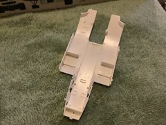 1/20 scale model parts Brabham BT50 BMW Turbo Chassis No Box