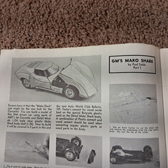 1966 Model Car & Model Racing News Also has Slot Cars Little Red Wagon Boss Mako
