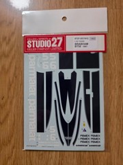 1/20th Studio 27 Decal for Brabham BT50 1981 Season. Item #DC741C