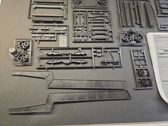 AMT/ERTL, Lowboy Trailer, Kit #6683, 1/25, Parts Complete, No Box or Decals.