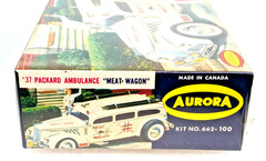 Aurora 662-100 Vintage Kit 1964 1/32 ’37 Packard Ambulance MEAT WAGON SEALED