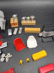 Vintage Model Car Auto Shop 1/24-1/25 Plastic Model Lot Tools Engines Lot Set