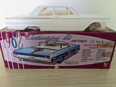**RARE! *ORIGINAL VINTAGE AMT 1962 FORD FAIRLANE HT KIT **COMPLETE **SUPER NICE!