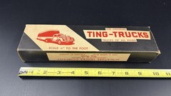 VINTAGE WOOD KIT TING-TRUCKS 28 FOOT MOBILGAS TANKER INTERNATIONAL TRACTOR M4