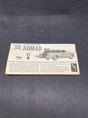 AMT ’55 Chevrolet Nomad Trophy 2755 3 in 1 Custom Instructions Original Manual