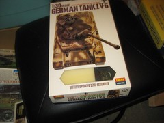 MIB parts sealed German Tank IV-G motorized tank in 1/30 scale from 1970s