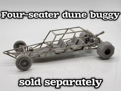 Old school dune buggy accessorises in 1/25 scale