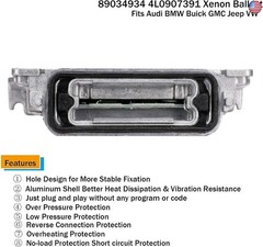 89034934 4L0907391 4L0907391A Xenon HID Headlight Ballast with Igniter and D1S