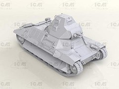 1/35 French Army FCM36 French Light Tank w/Crew Figure Model kit 35338 War