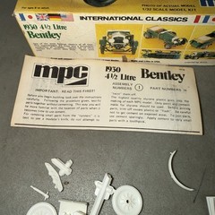MPC 1018 1/32 Scale 1930 4 1/2 Litre Bentley Plastic Model Kit