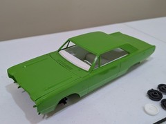 1968 Dodge Dart Plastic Model Car Parts Lot Builder Junkyard