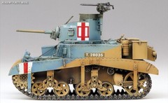Academy 1/35 BRITISH M3 STUART’ “HONEY” Light Tank Plastic Model Kit #13270