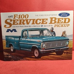 Pr Hubcaps 1967 Ford F-100 Pickup 1:25 Scale Model Car Part Moebius