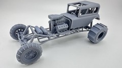 Mud Dragster Hot Rod 1/25