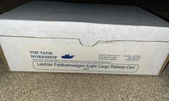 TWS The Tank Workshop Leichter Feldbahnwagen Light Cargo Railway Car Resin Kit