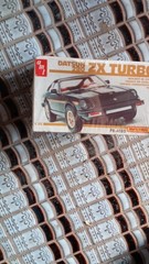 AMT Datsun 280 ZX Turbo 1:25 Model Kit Detailed Engine T-Roof PK-4165 Black