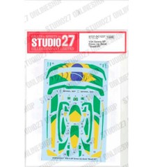 Studio27 1/24 Senna XP Dress Up Decal ‘Brazil #1’ for Tamiya kits