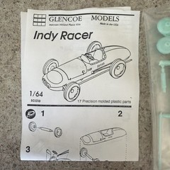 Glencoe Models Style And Speed Mini Kits 1/72 1950 LeSabre 1/60 Classic Indy