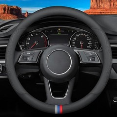 Deer Route Custom-Fit For Bmw Steering Wheel Cover Premium Leather Car Steering