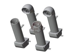 Rado 1/35 Flammenvernichter (Flame Suppressor Muffler) Type A (4 tubes) RDM35S69