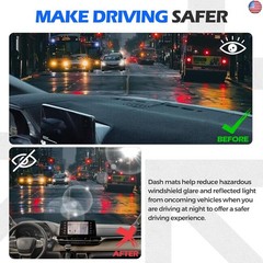 Dashboard Cover Dash Cover Mat Compatible with Toyota Sienna 2021 2022 2023