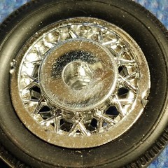 🌟 Wire Wheel & Tire 1:25 or 1:24 Scale 1000s Model Car Parts 4 Sale