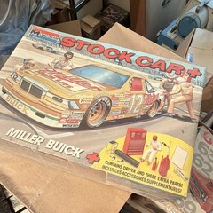 Monogram Miller Buick NASCAR Stock Car Model Kit w/ Driver Figure & Extra Parts