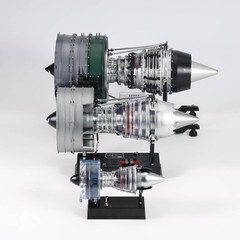 Educational DM122 Turbofan Engine Model Kit All-Metal 1:20 Scale Assembly DIY