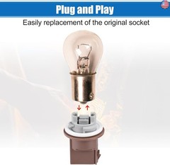 uxcell 2pcs No.8A8Z13411A/645196 Parking Turn Signal Brake Tail Lights Bulb