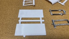 Autocar DC9964B Dump Truck CAB HOOD FENDERS 1:25 AMT NEW Model Kit PARTS