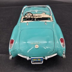 Chevy 1957 Teal Corvette Chevrolet Built Model Classic Made in Italy – No Box