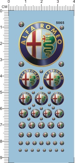 Decals aerfa luomiou for 1/24 or other scales (5065)