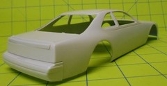 BODY – 1989-1993 NASCAR FORD THUNDERBIRD STOCK CAR BODY & GLASS – 1/25 SCALE