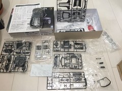 Aoshima Lamborghini Aventador Matte Black detail up set Collectables 17+