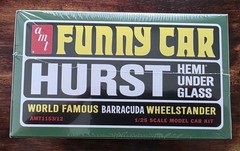 1/25 1966 Plymouth Barracuda Hurst Hemi Under Glass Funny Drag Car