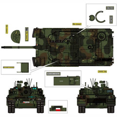 Academy 13560 1/35 Polish Land Forces K2GF (Plastic model)
