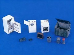 1/35 Scale Die-Cast Resin Model Assembled Kit Modern 1950’s Home Goods Diora…