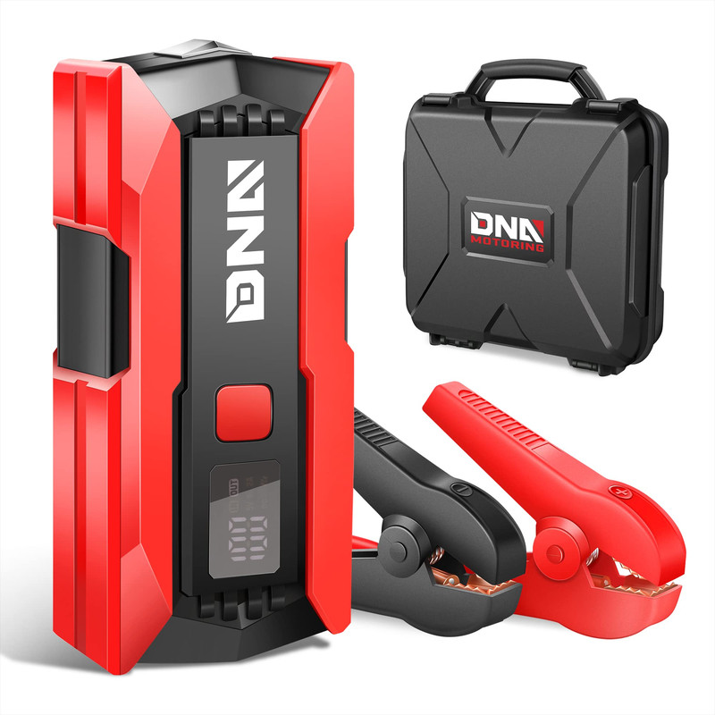 Dna Motoring 12V 2000A Peak Multi-Function Portable Car Battery Jump Starter