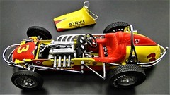 Race Car Sprint Midget Indy Grand Prix Racing Formula 1Racer Hot Rod Built Model