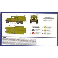 UNIMODELS UM 323 Plastic scale models kit Scale 1:72 BZ-38 refuel truck