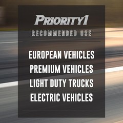 Priority1 CFM2209 Semi-Metallic Front Brake Pads for Select Models Mercedes-Benz
