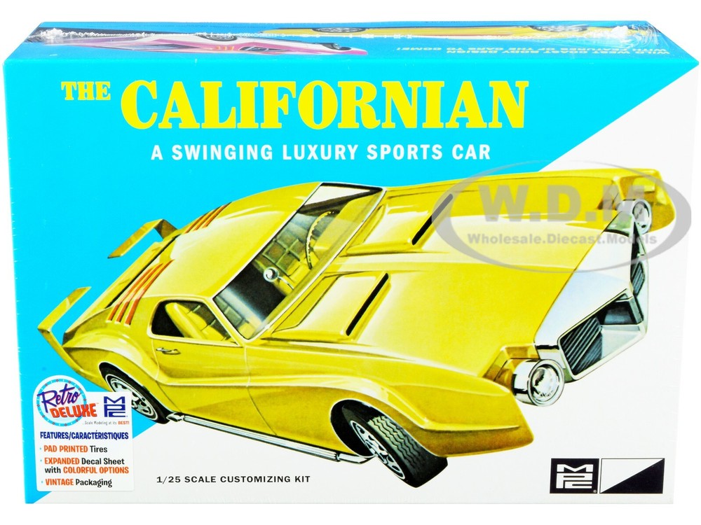 SKILL 2 MODEL KIT 1968 OLDSMOBILE TORONADO CUSTOM CALIFORNIAN 1/25 BY MPC MPC942