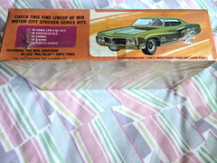 FACTORY-SEALED! **ORIGINAL VINTAGE AMT MOTOR CITY KIT “1970 BUICK WILDCAT” *NIB!