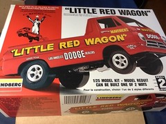 1 25 scale model parts Little Red Wagon Steering Wheel/ Column No Box