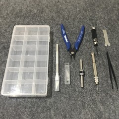 Tamiya Mini 4WD Tool Set Screwdriver Socket Knife Drill Tweezers Craft Tools