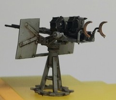 Twin 20 mm Oerlikon fixed mount guns model 1/72 Metallic Details MDR7251